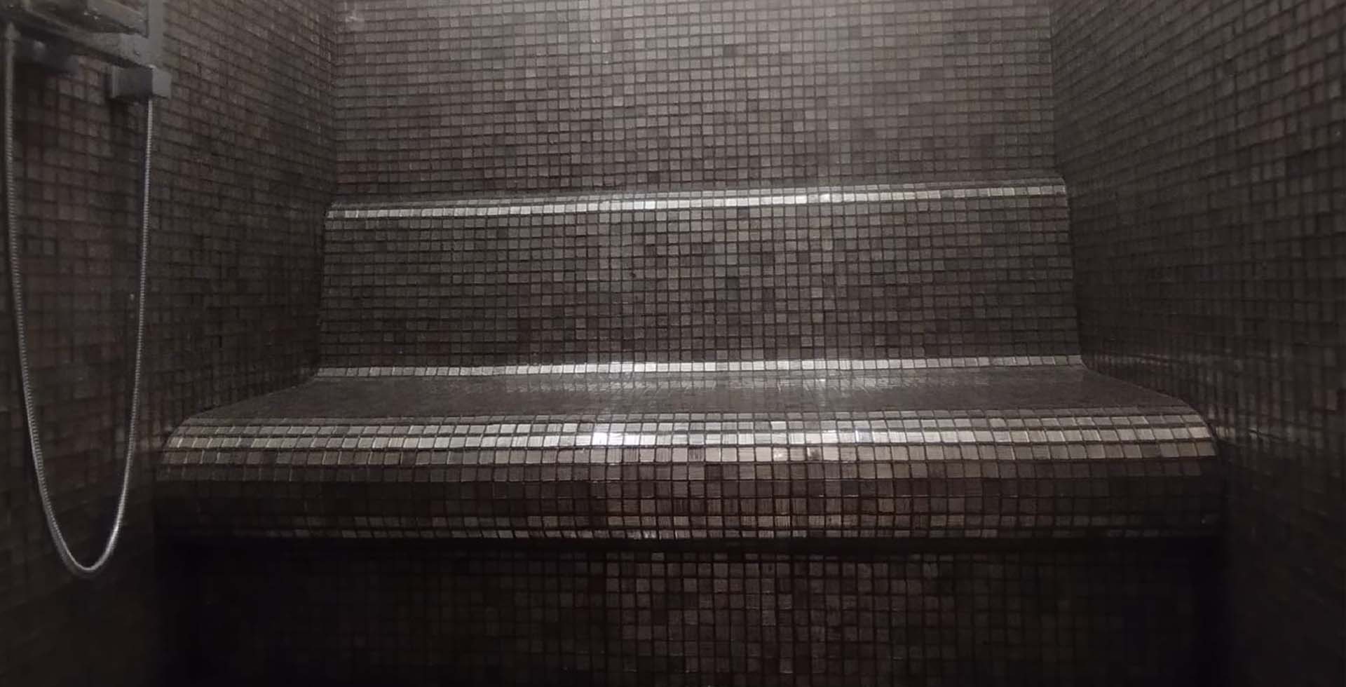 Exceptional steam room design, available for purchase to enhance your relaxation space.